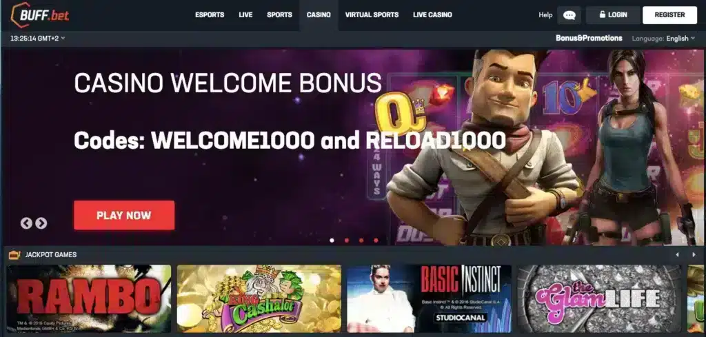 Buffbet provides a diverse selection of casino games