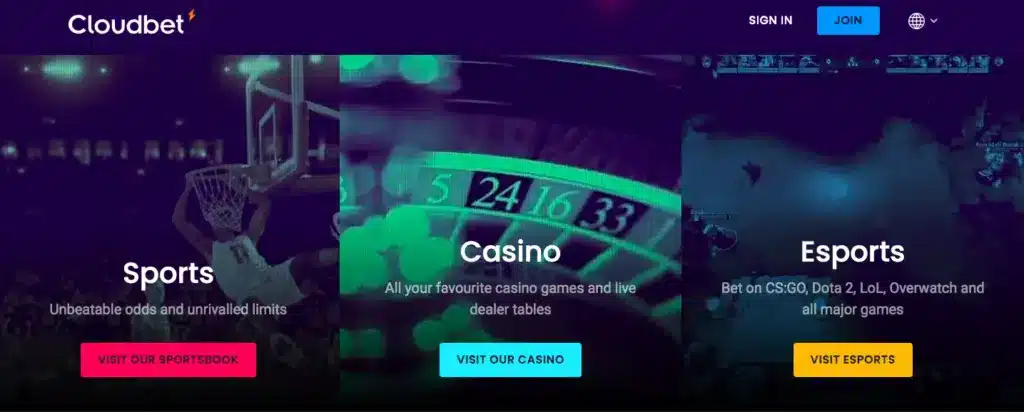 Cloudbet: One of the top Crypto Casino that accepts Monero