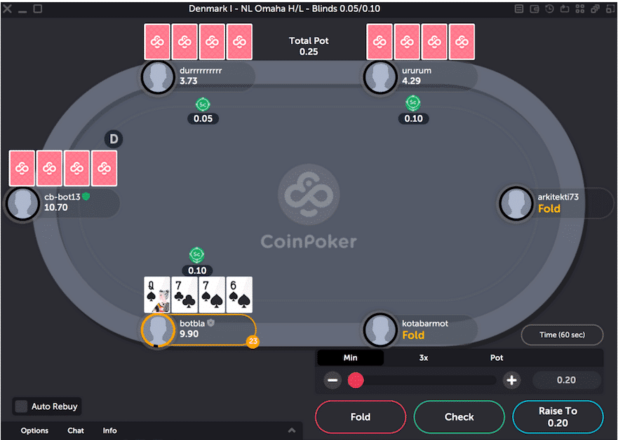 CoinPoker unique online poker site
