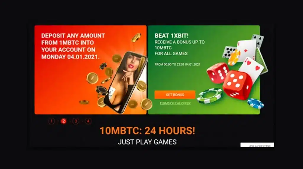1xbit casino review promotion