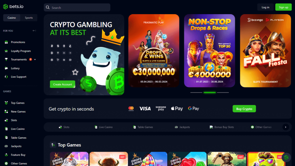 Sites like funzpoints: Bets.io Casino