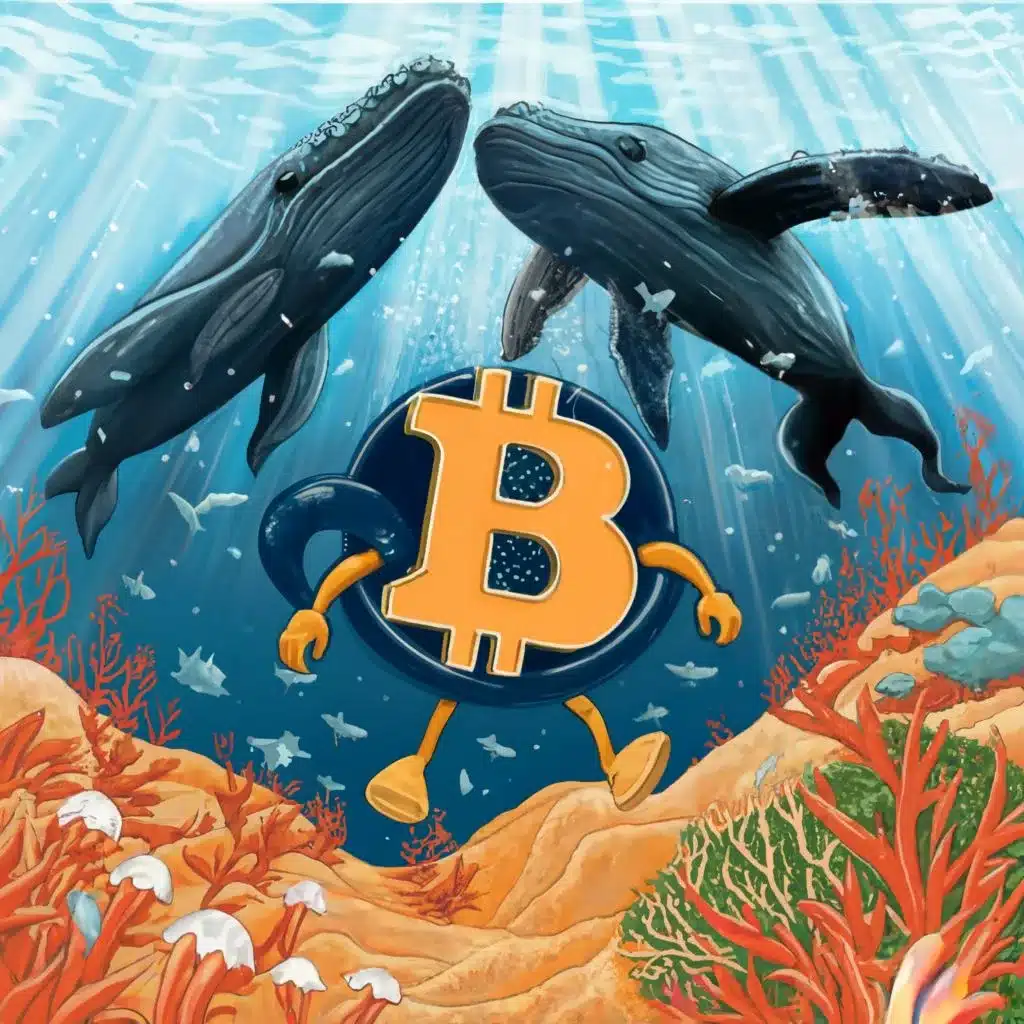 competition among Bitcoin "whales"