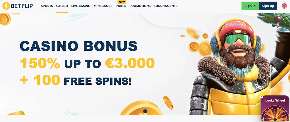 Betflip casino review: casino bonuses 